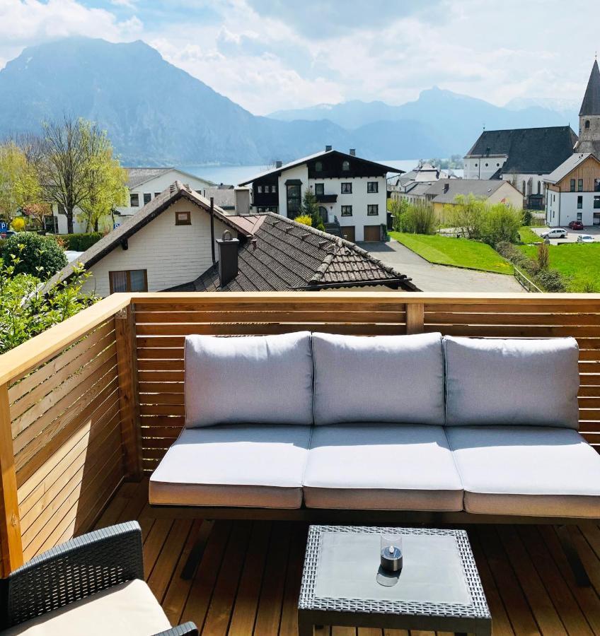 Traum Panorama Apartment Mit Berg & Seeblick Altmuenster Ngoại thất bức ảnh