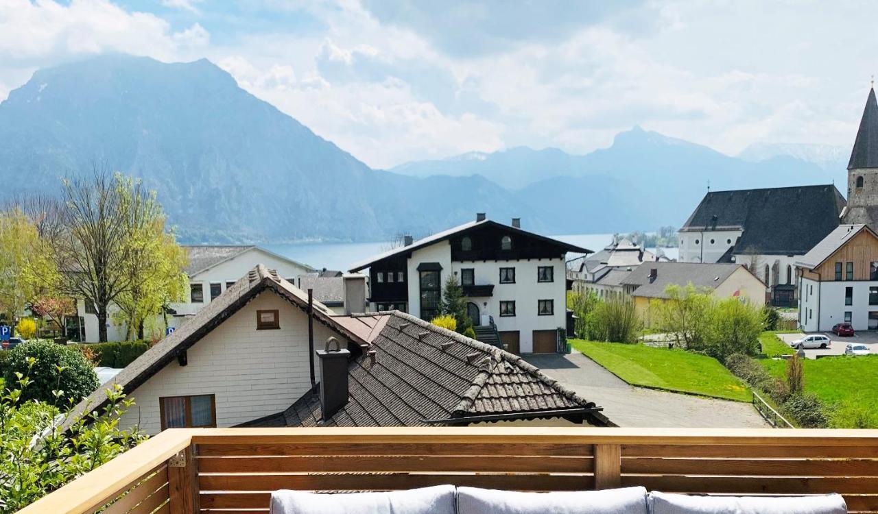 Traum Panorama Apartment Mit Berg & Seeblick Altmuenster Ngoại thất bức ảnh
